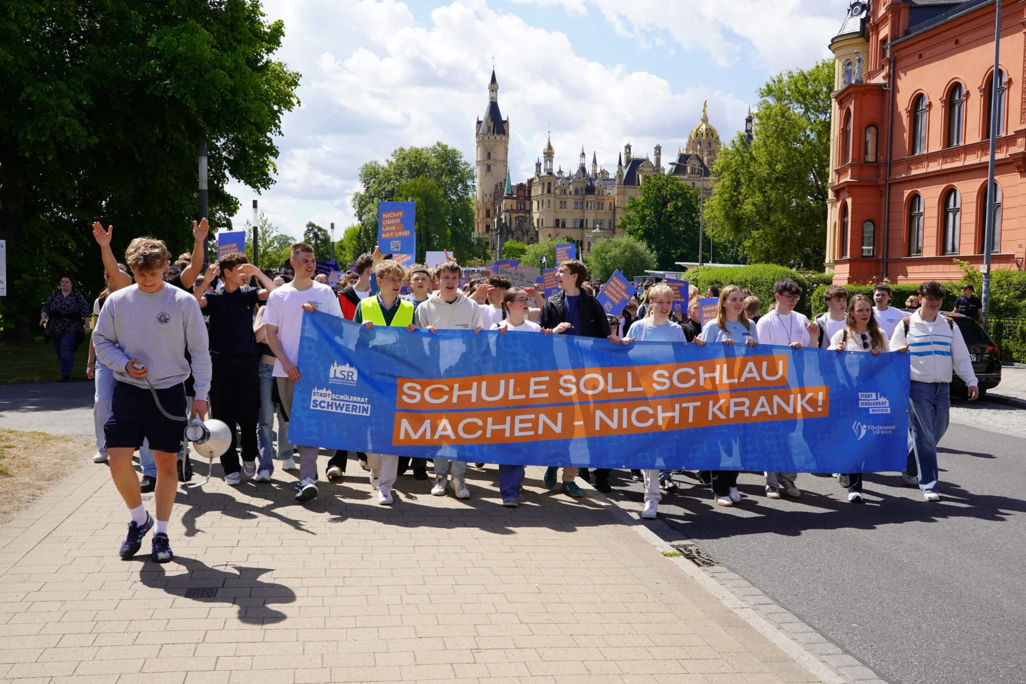 Bildungsprotest – Event Website Projekt von Matti Schulz